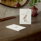 Dear Santa Card – Letter to Santa Christmas Card for Kids, Christmas Wish List Card, Holiday Activity Greeting Card