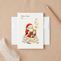 Letter From Santa Card – Personalized Santa Letter for Kids, Christmas Message From Santa, North Pole Keepsake Card