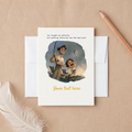 Fishing Dad Card – Personalized Father's Day or Birthday Card from Son, Sentimental Father Son Fishing Keepsake