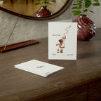Dear Santa Card – Letter to Santa Christmas Card for Girls, Christmas Wish List Card for Kids, Holiday Activity Greeting Card